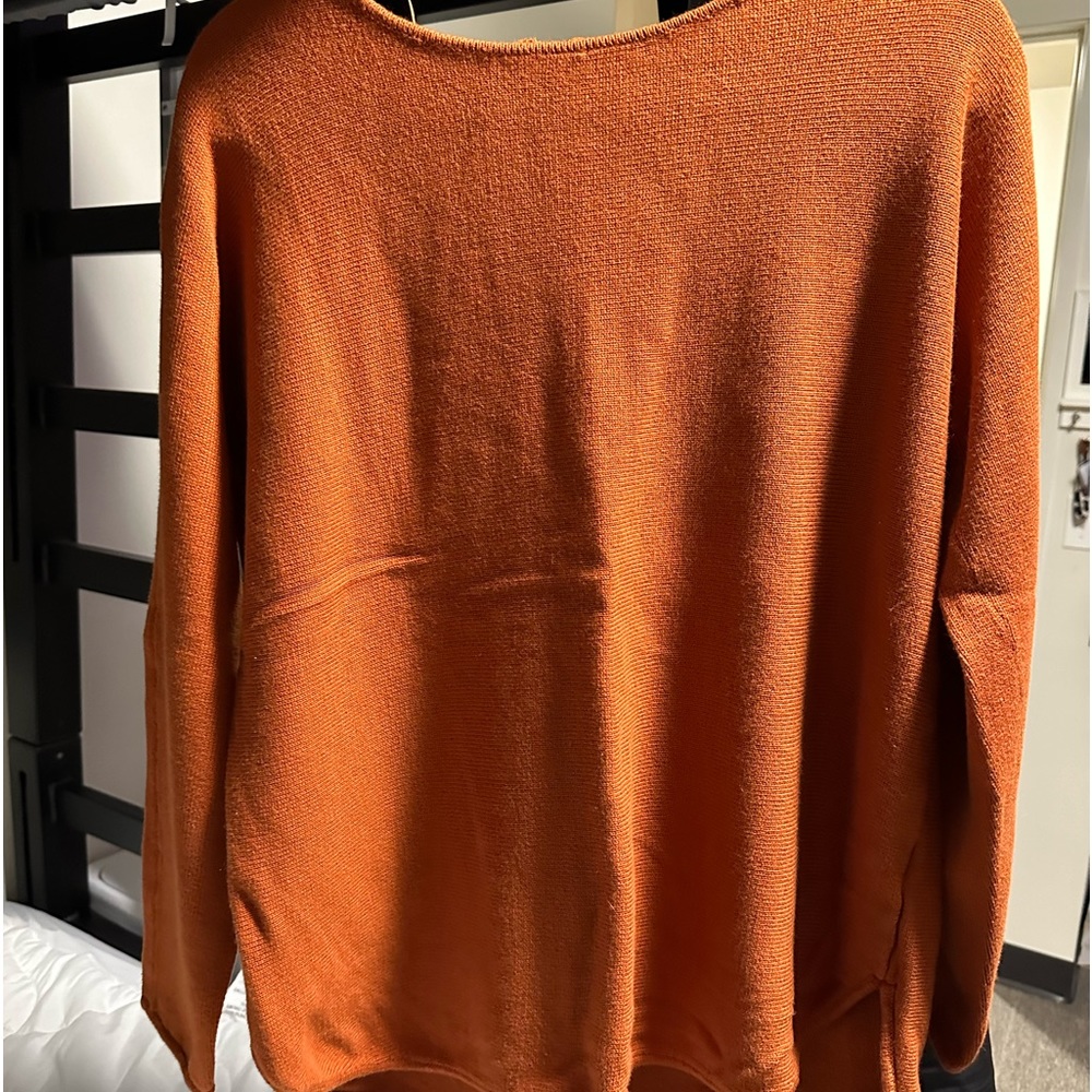 Orange sweater